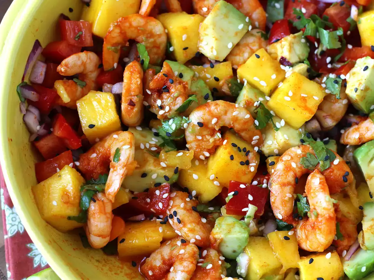 Insalata di gamberetti e mango: fresca, esotica e perfetta per l’estate - foto 5