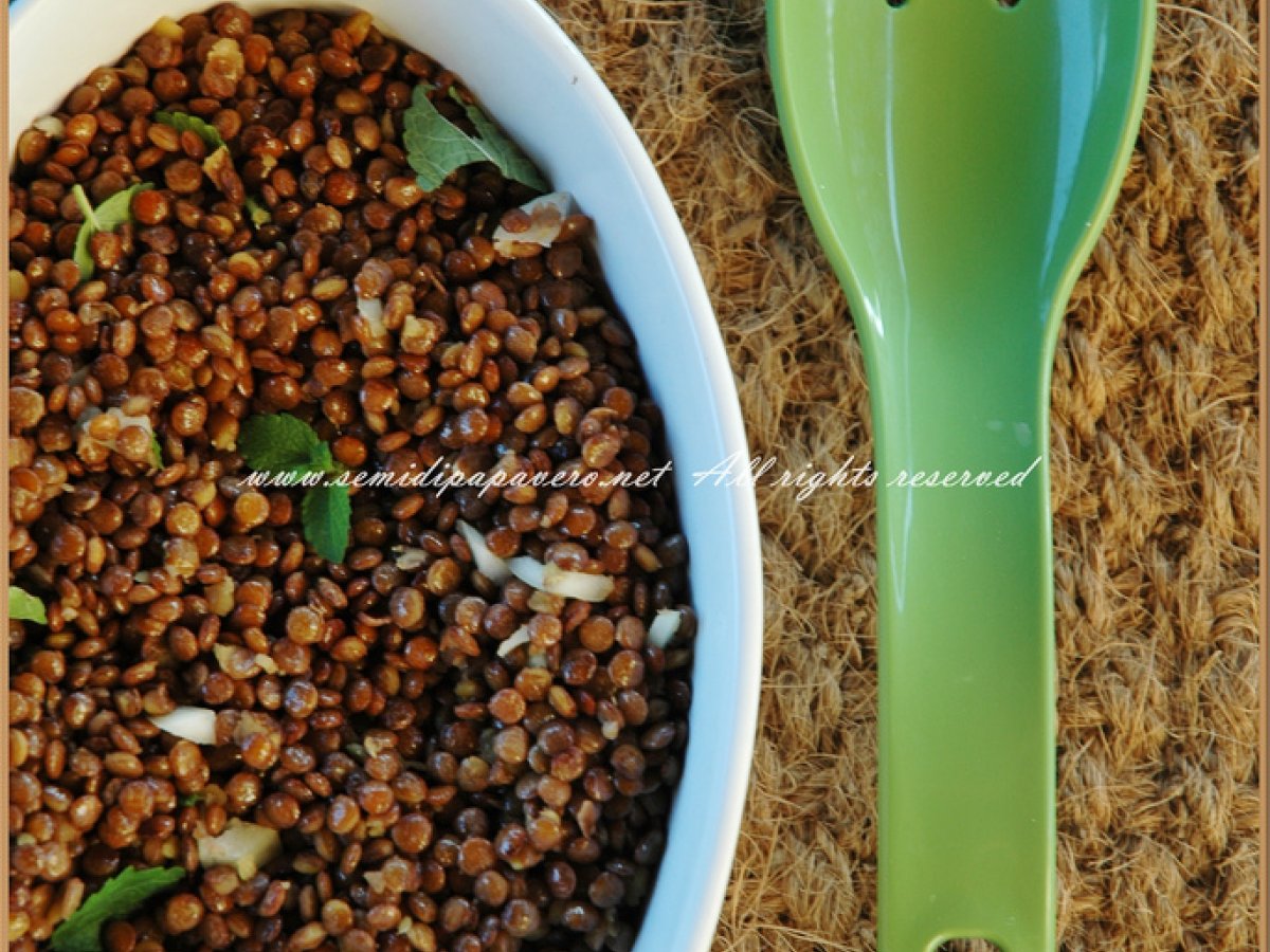 INSALATA DI LENTICCHIE ALLA MENTA