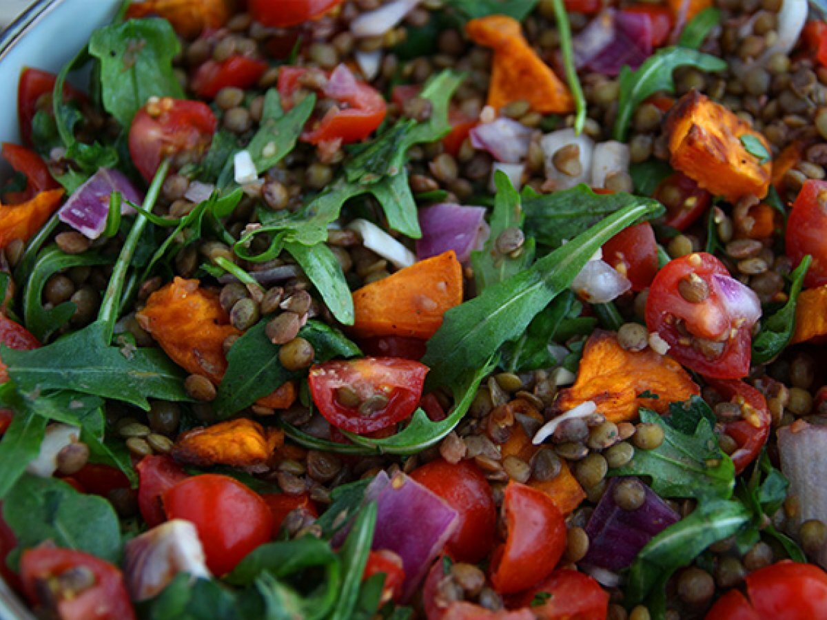 Insalata di lenticchie e patate dolci - foto 3