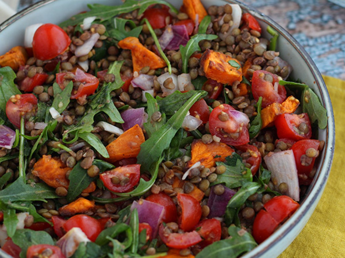 Insalata di lenticchie e patate dolci - foto 4