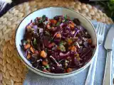 Insalata di lenticchie, zucca, cavolo rosso e barbabietola (perfetta in autunno/inverno), foto 1