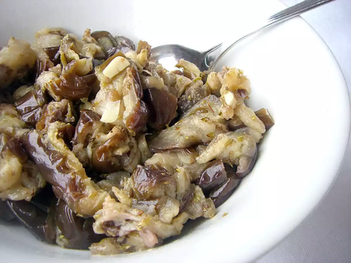 Insalata di melanzane all'aceto