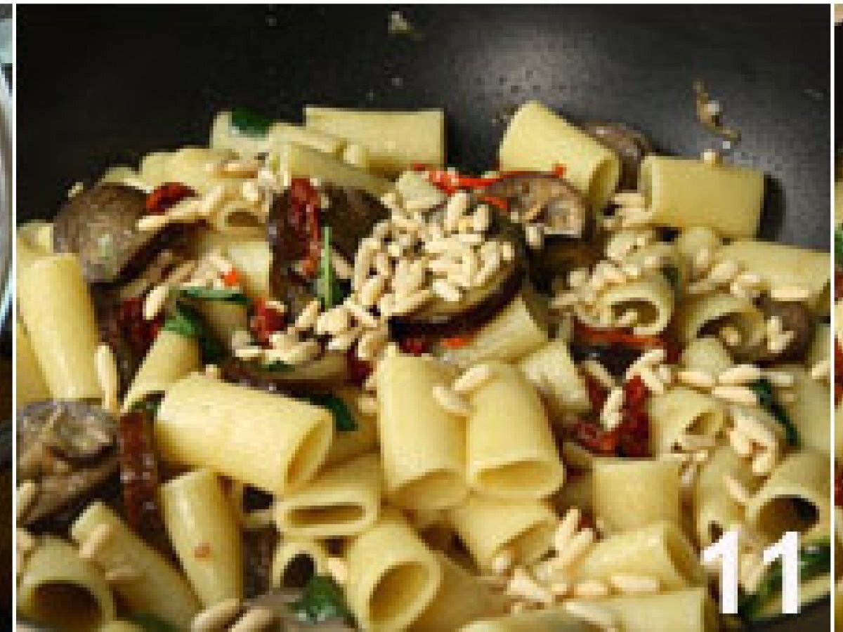 Insalata di pasta con melanzane e pomodori secchi - foto 3