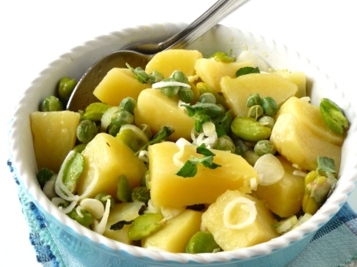 Insalata di patate e baccelli