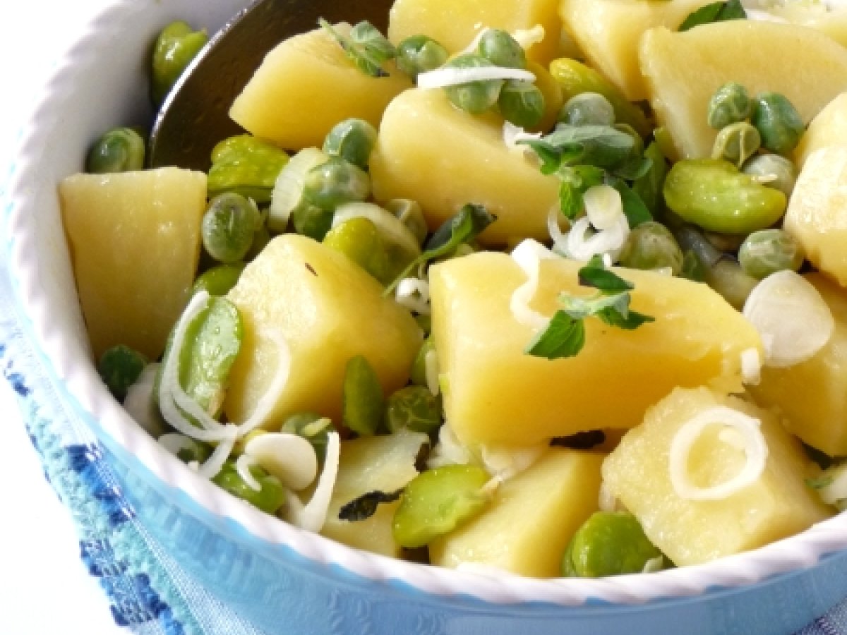 Insalata di patate e baccelli - foto 2