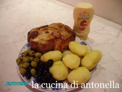 Insalata di pollo, con olive e cetriolini - foto 4