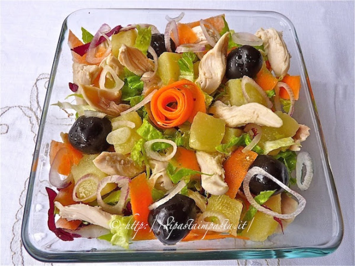 Insalata di pollo light