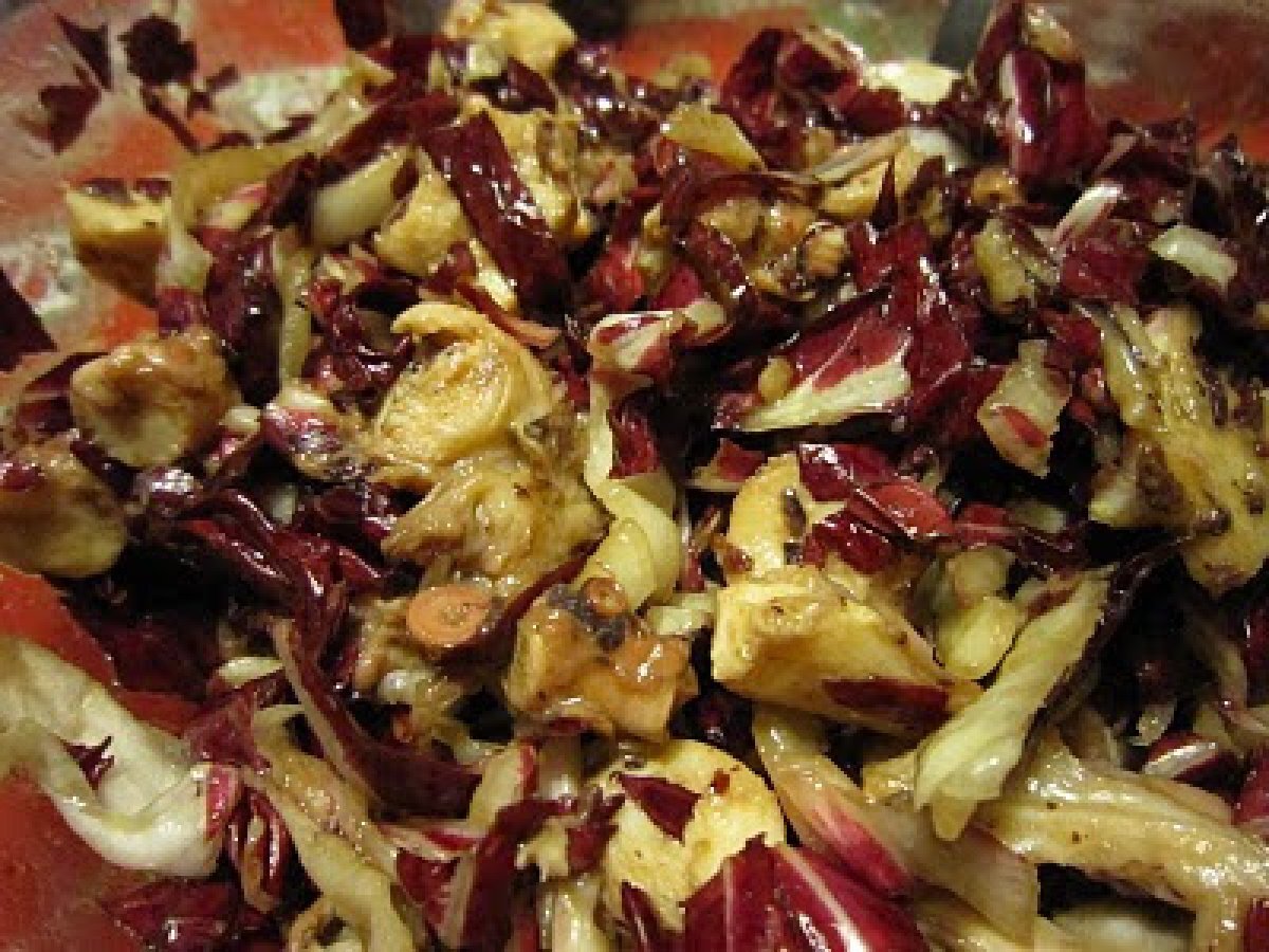 Insalata di polpo e radicchio