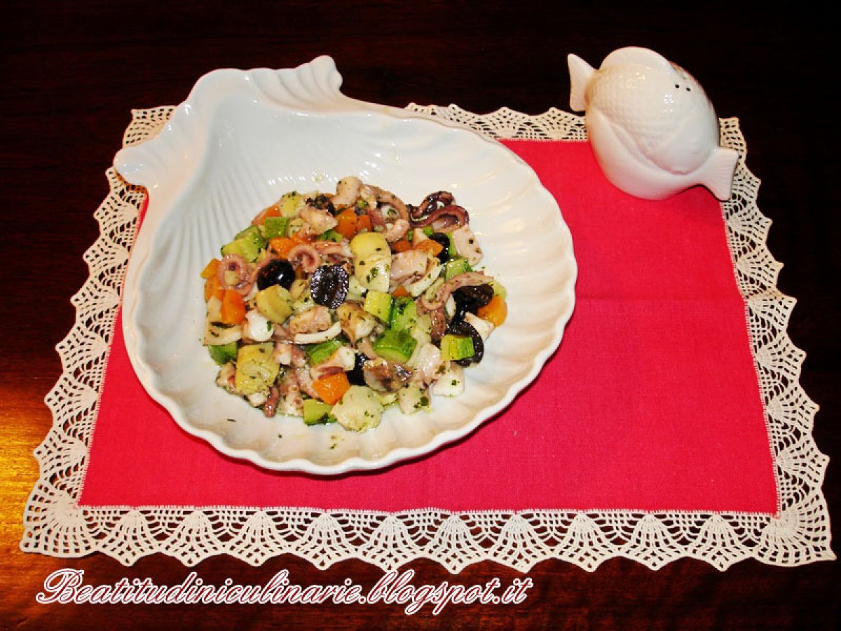 Insalata di polpo e verdure