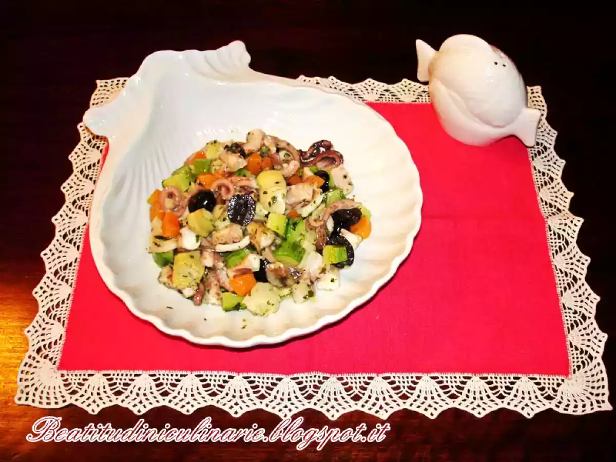 Insalata di polpo e verdure