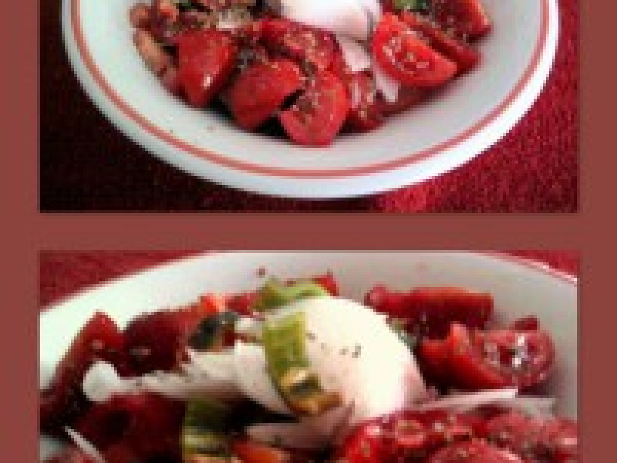 Insalata di pomodori e cipolle - foto 2