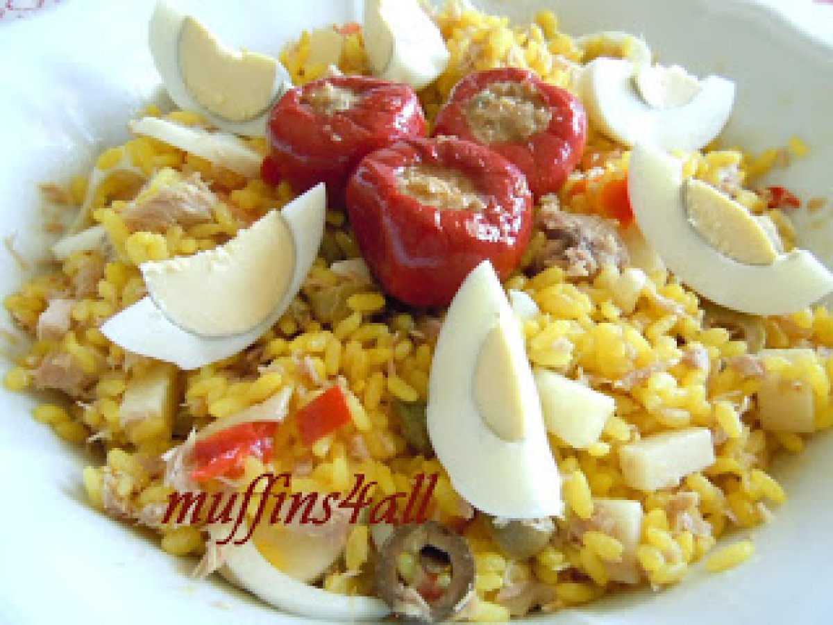 Insalata di riso allo zafferano