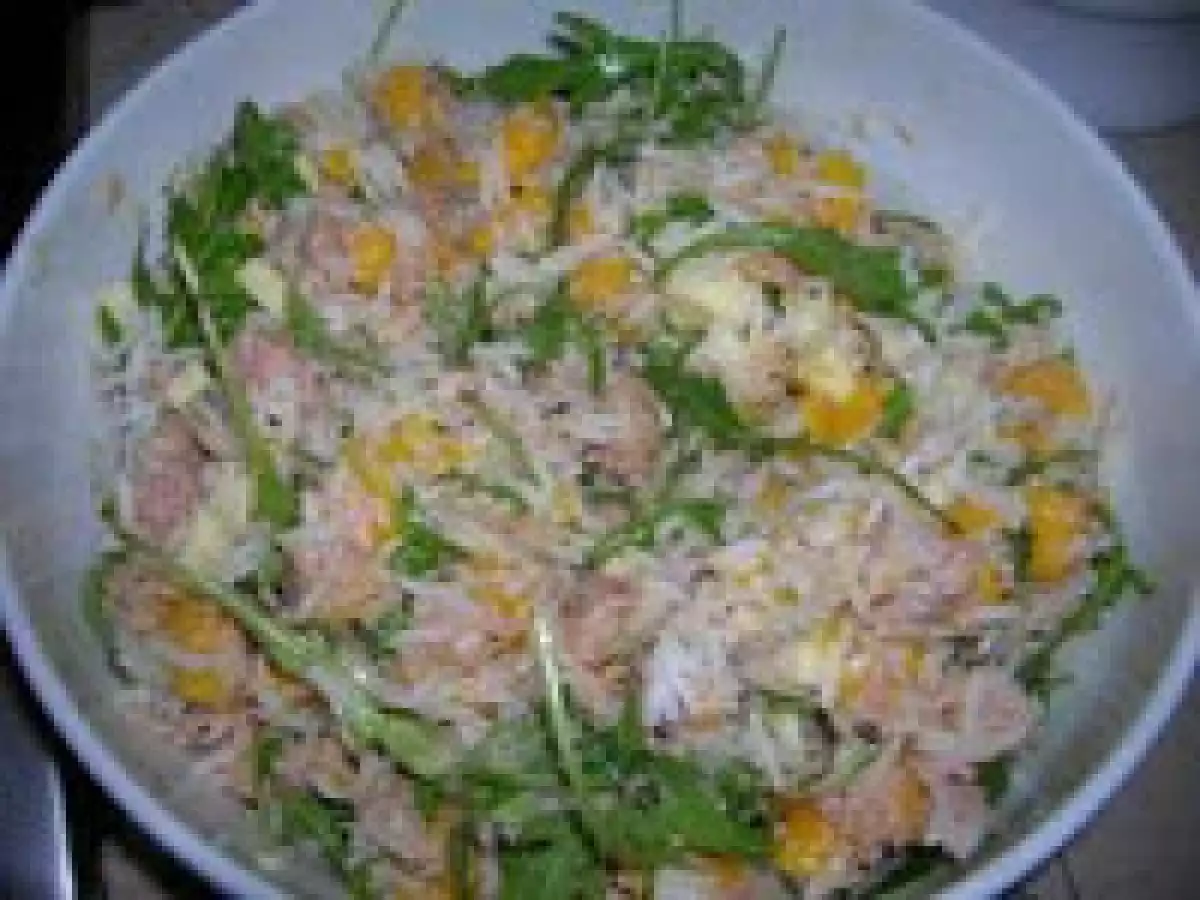 Insalata di riso con mango e rucola - foto 4