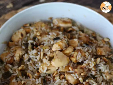 Insalata di riso con pollo, zucchine, pinoli e glassa di aceto balsamico, foto 3