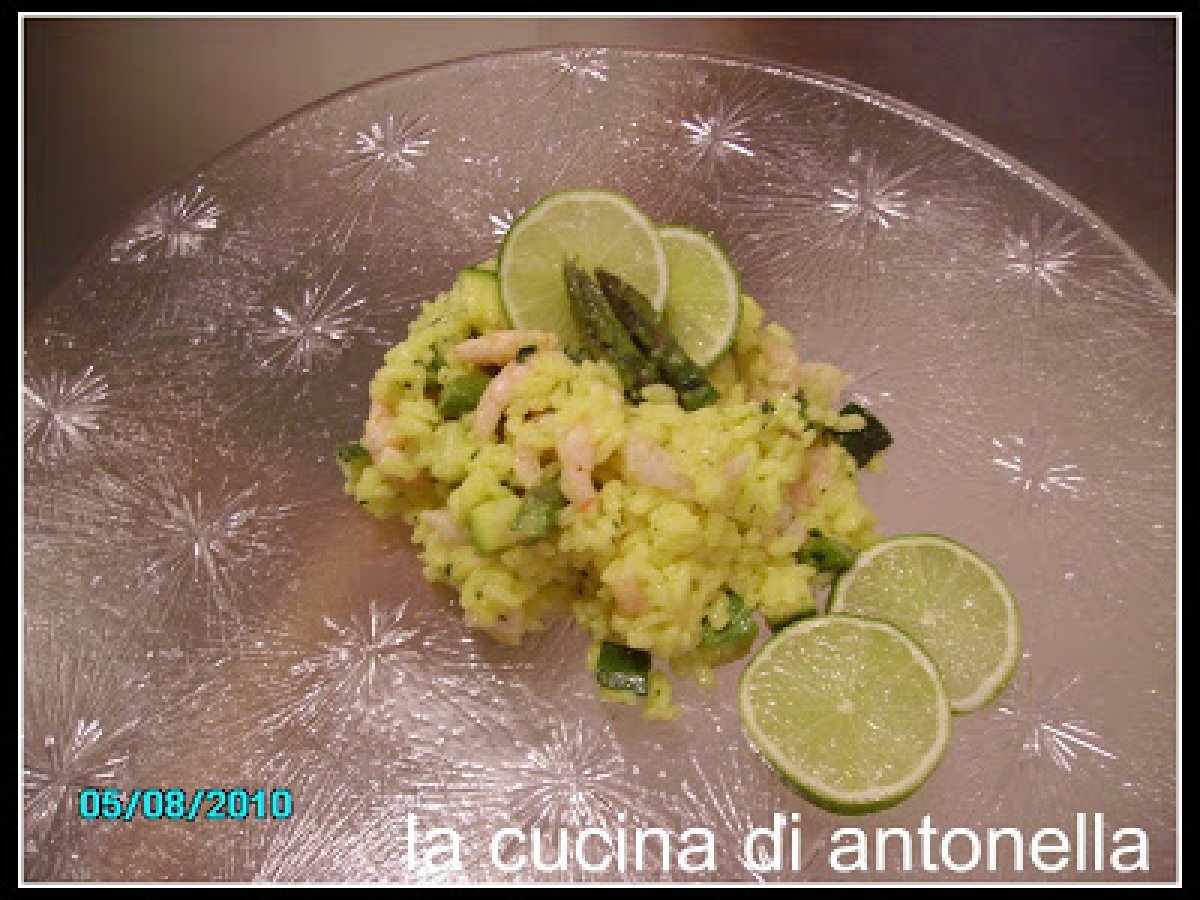 Insalata di riso freddo al lime