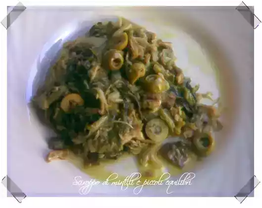 Insalata di scarola e aringa