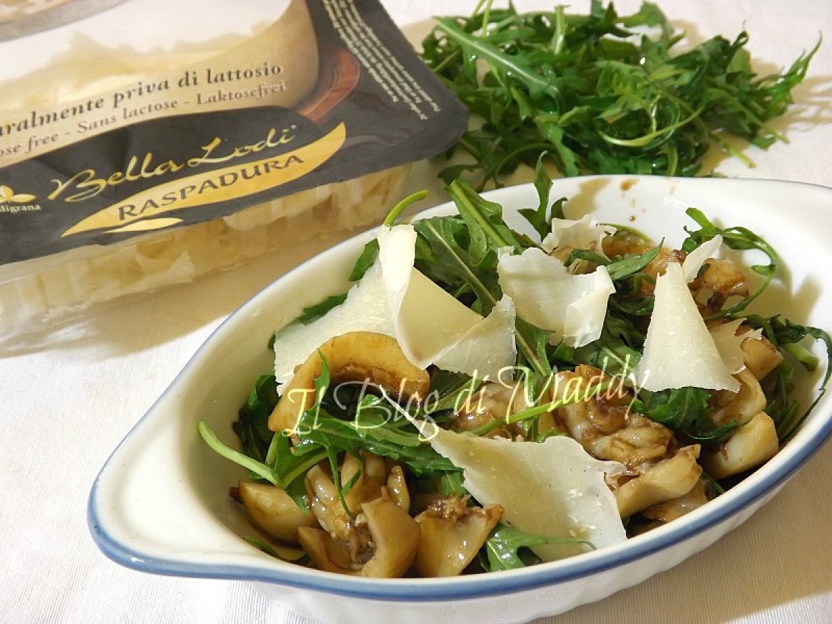Insalata di Seppie con Rucola e Grana