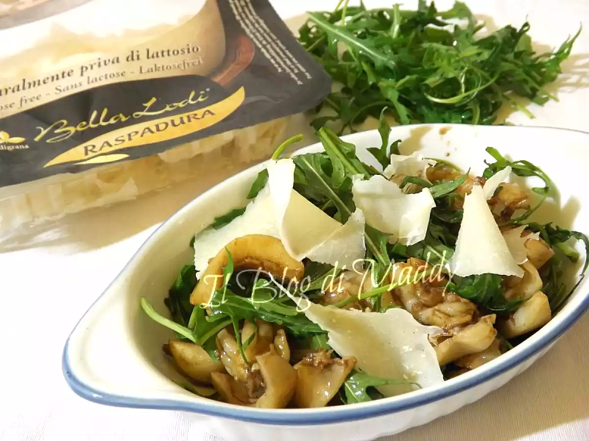 Insalata di Seppie con Rucola e Grana