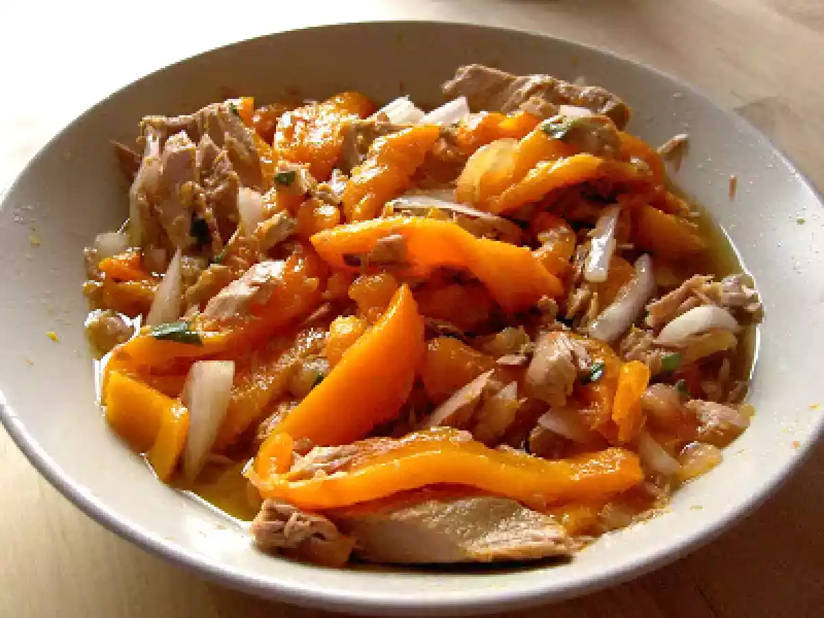 Insalata di tonno e peperoni