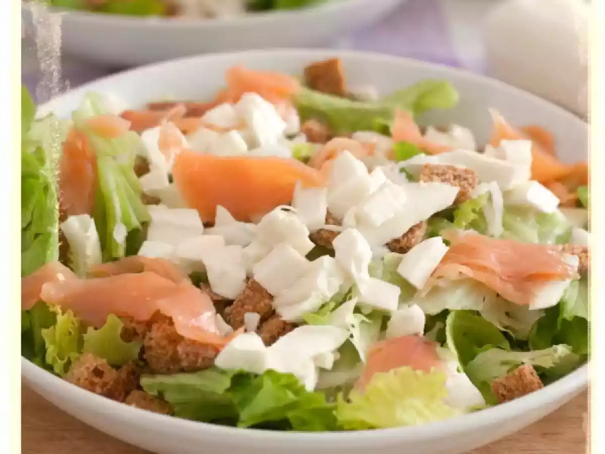 Insalatona al salmone con Daikon!!!