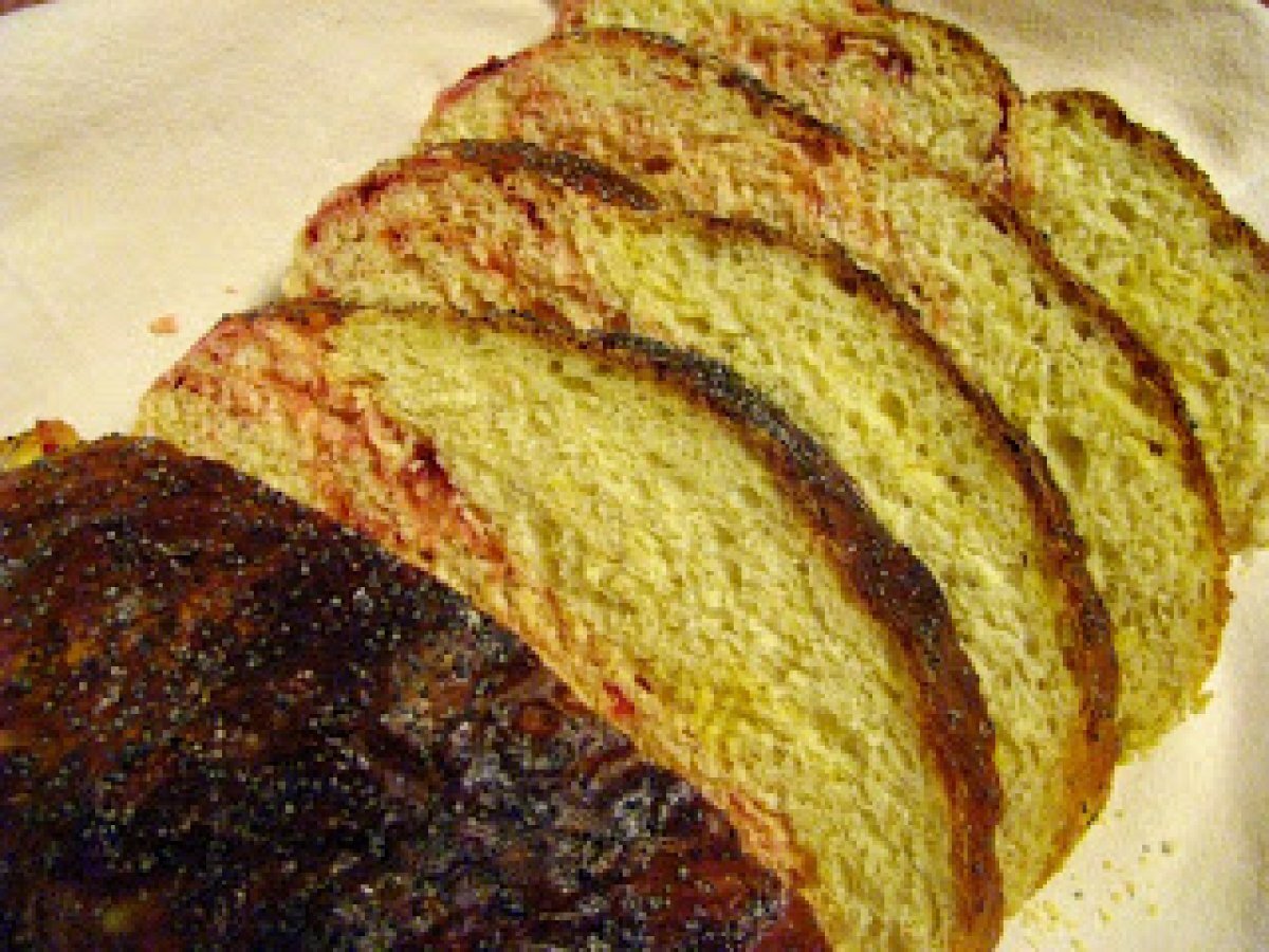 Intreccio di Pan-brioche bicolore (con zucca e barbabietole rosse) - foto 2