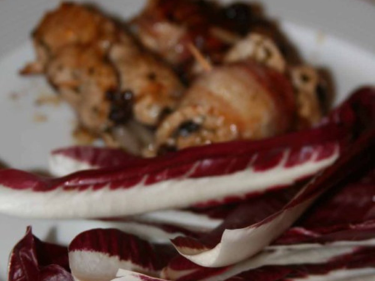 INVOLTINI CON RADICCHIO E PANCETTA - foto 3