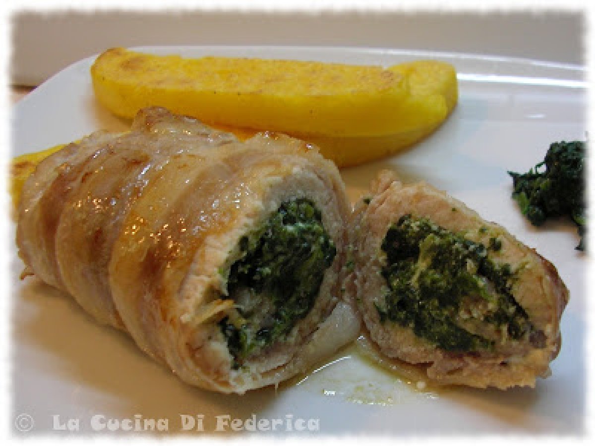 Involtini con spinaci