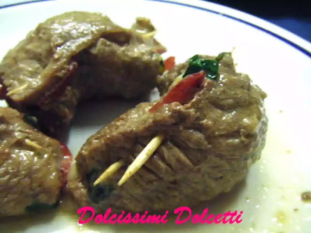 Involtini di carne con bresaola e zucchine