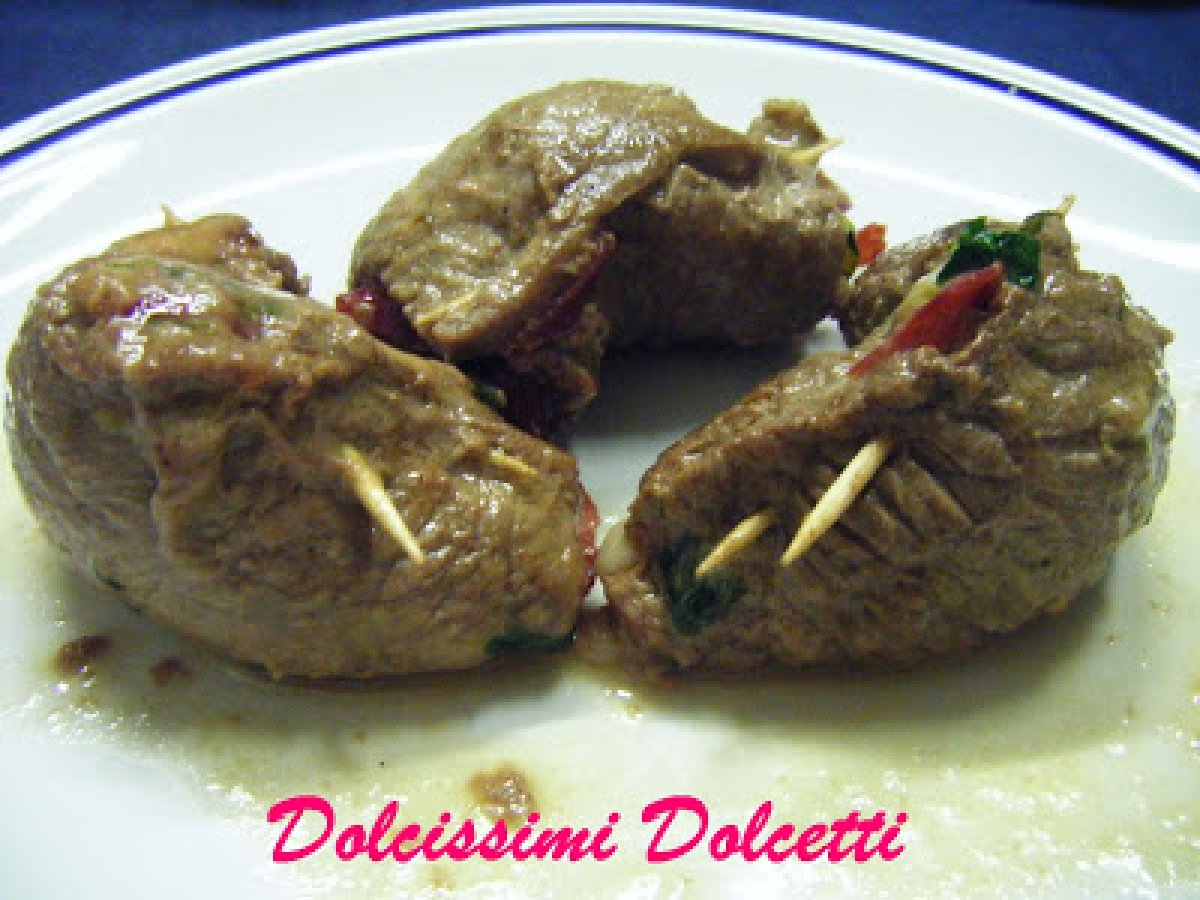 Involtini di carne con bresaola e zucchine - foto 3