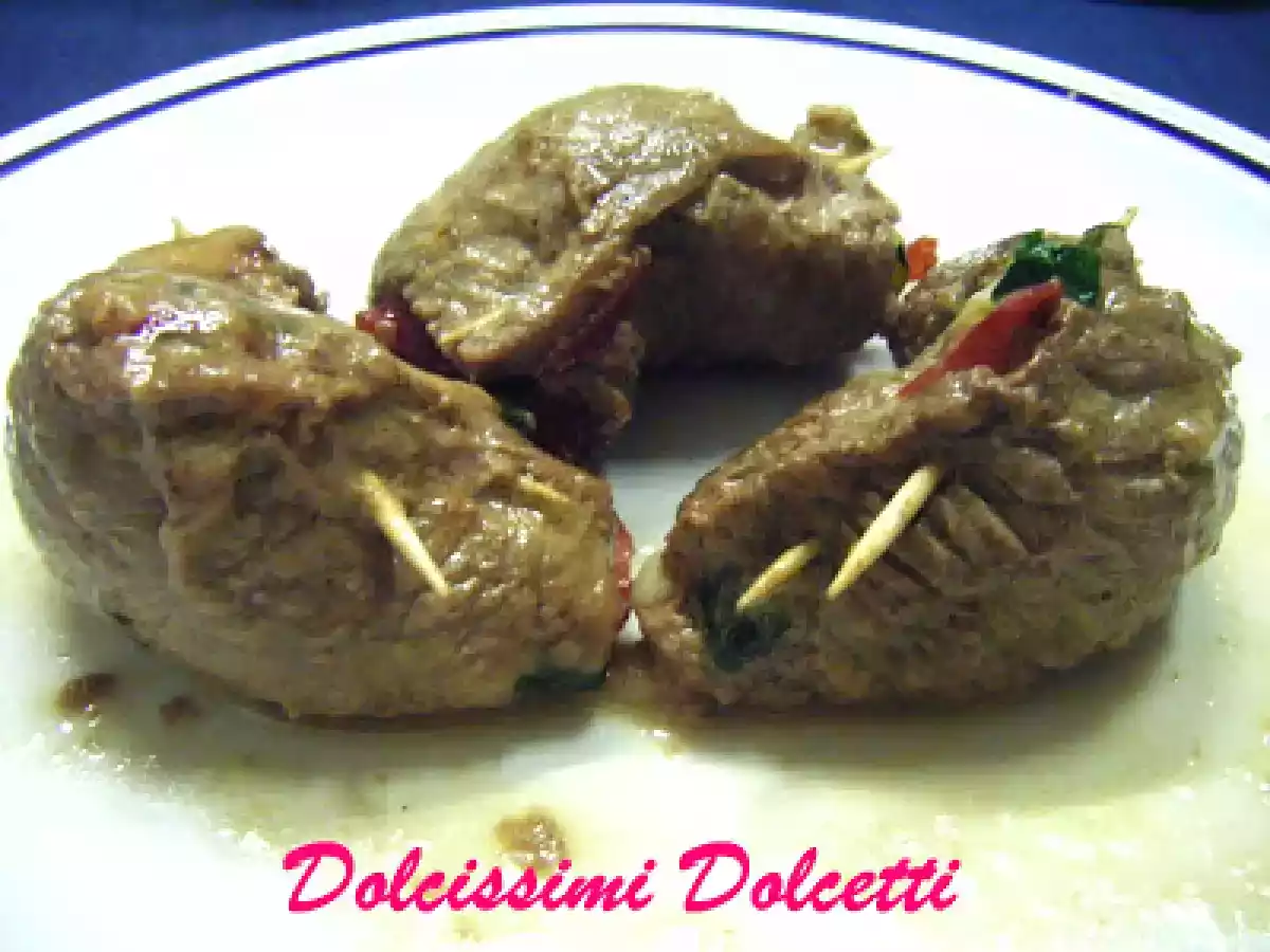 Involtini di carne con bresaola e zucchine - foto 3