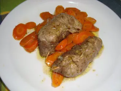 Involtini di carne con carote, foto 2