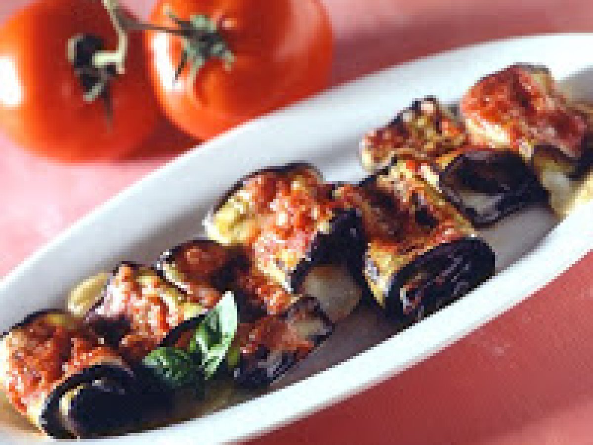 INVOLTINI DI CARNE E MELANZANE