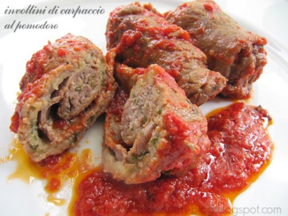 Involtini di carpaccio con pomodoro - foto 4