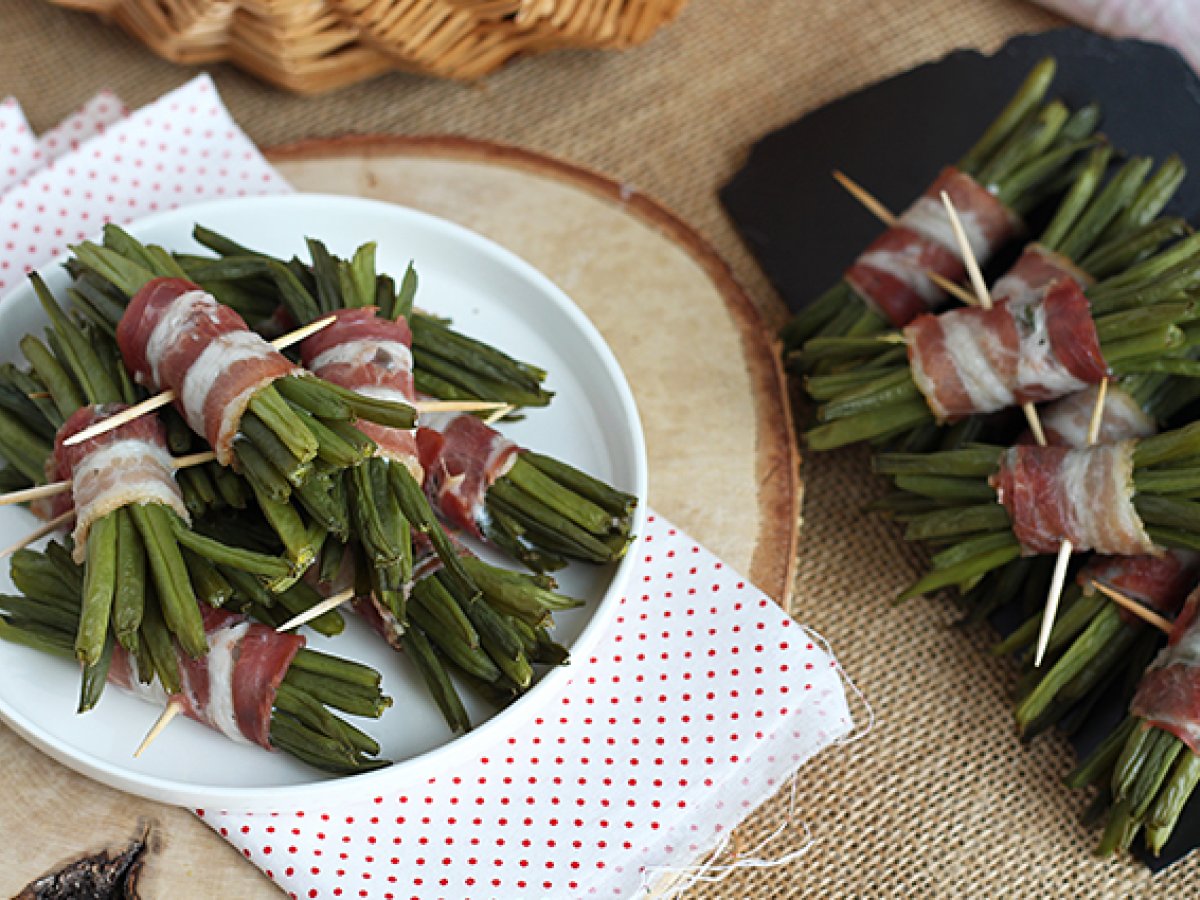 Involtini di fagiolini e pancetta affumicata - foto 3