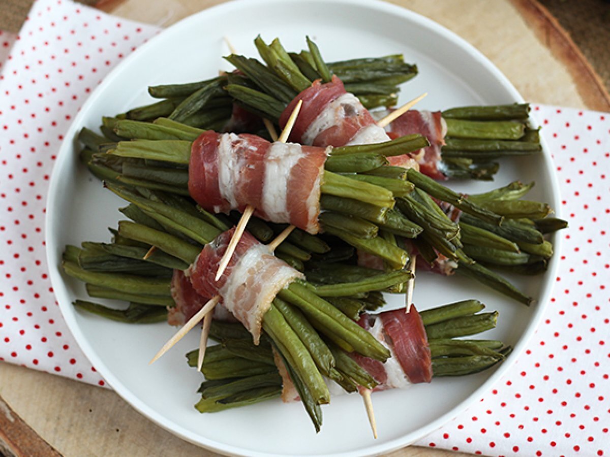 Involtini di fagiolini e pancetta affumicata - foto 4