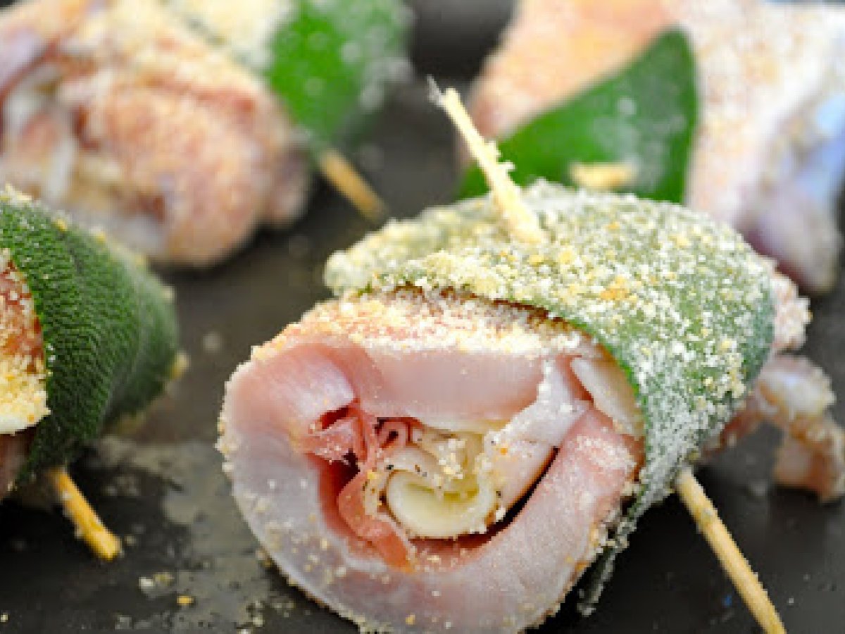 Involtini di maiale pancetta e salvia - foto 3