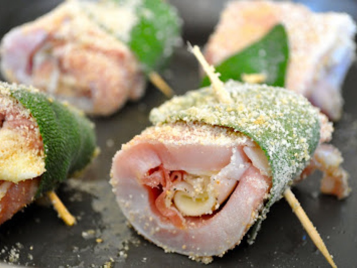 Involtini di maiale pancetta e salvia - foto 4