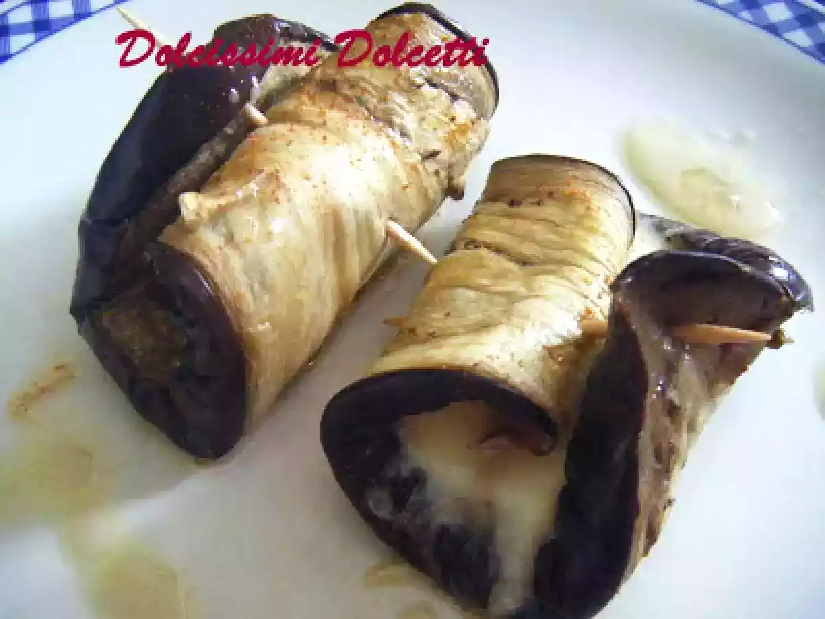 Involtini di melanzana leggeri