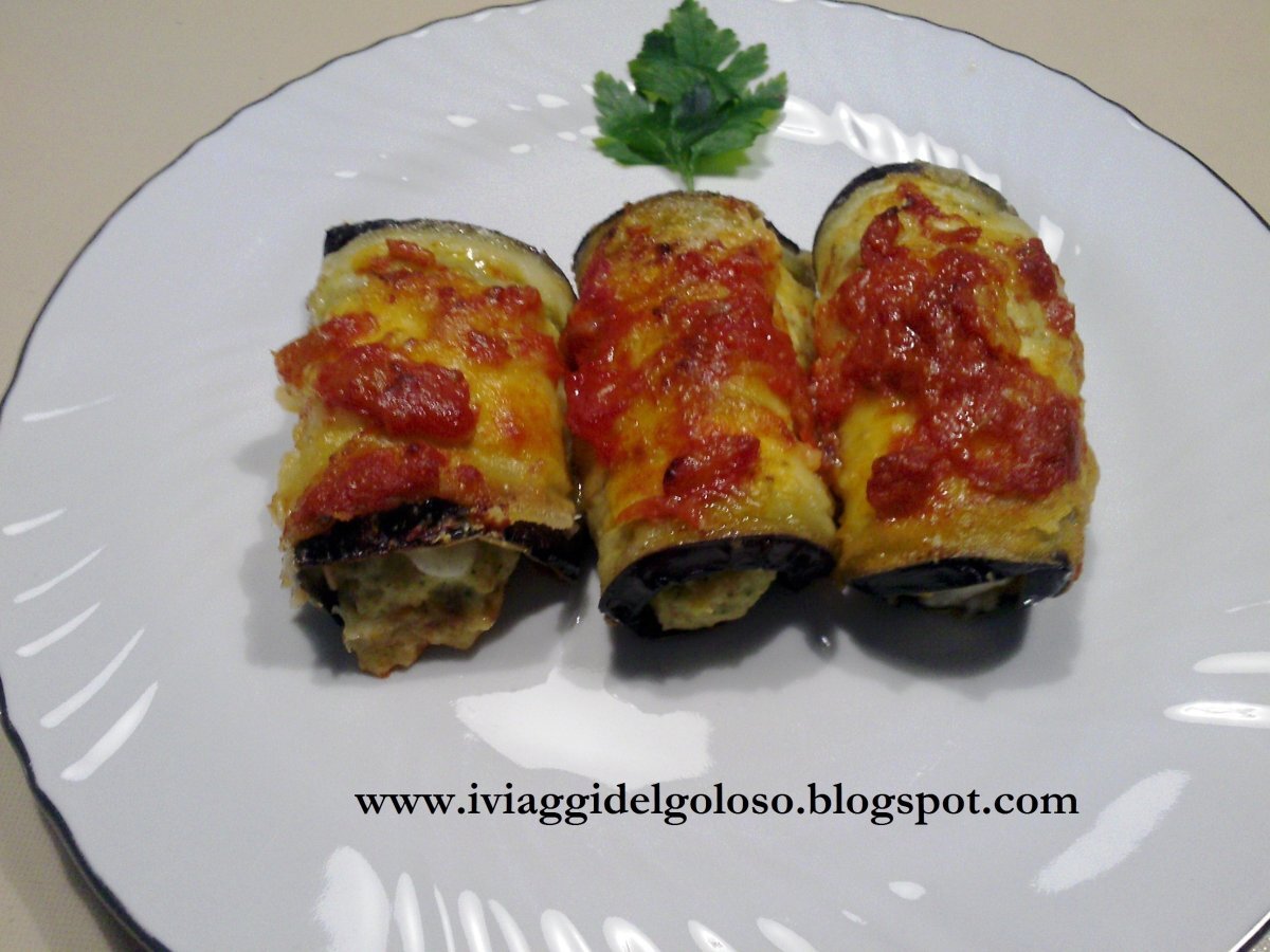 INVOLTINI DI MELANZANE AL FORMAGGIO