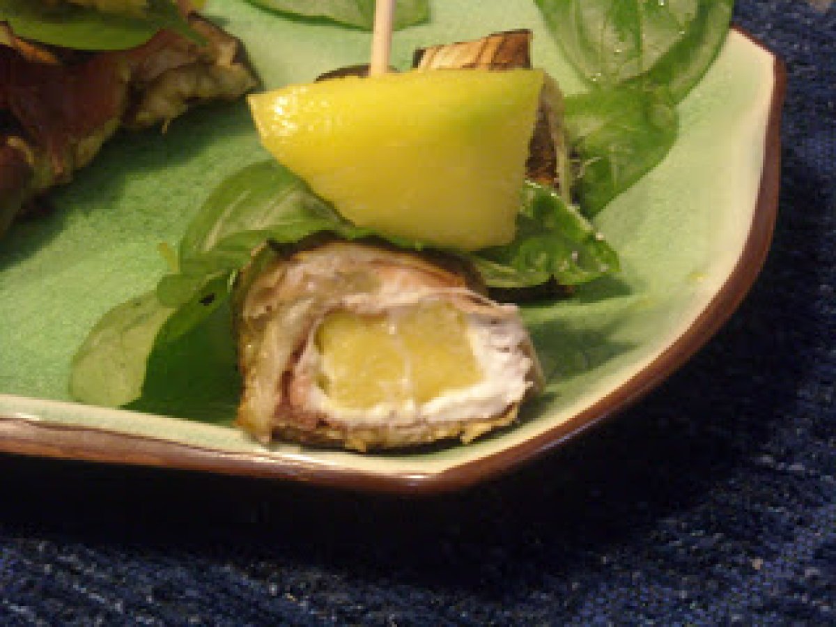 INVOLTINI DI MELANZANE CON MANGO, foto 3