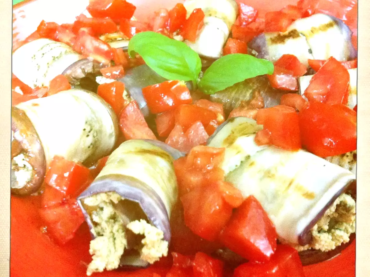 Involtini di melanzane con patè di tofu: ricetta vegana fresca e saporita