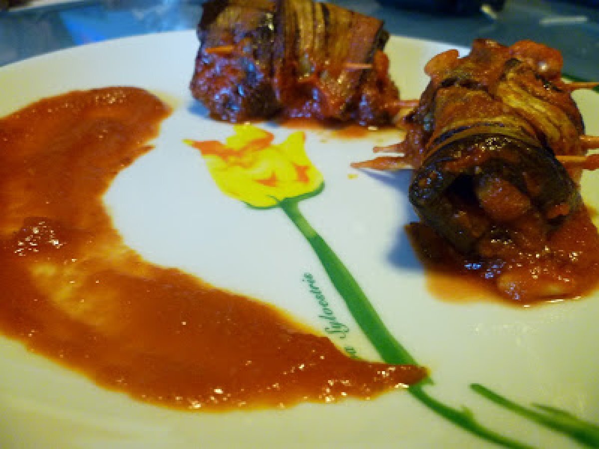 INVOLTINI DI MELANZANE CON PESCE SPADA - foto 3
