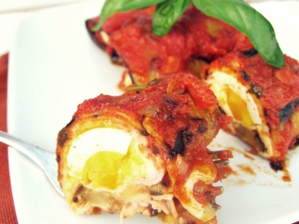 INVOLTINI DI MELANZANE CON PROSCIUTTO E SCAMORZA