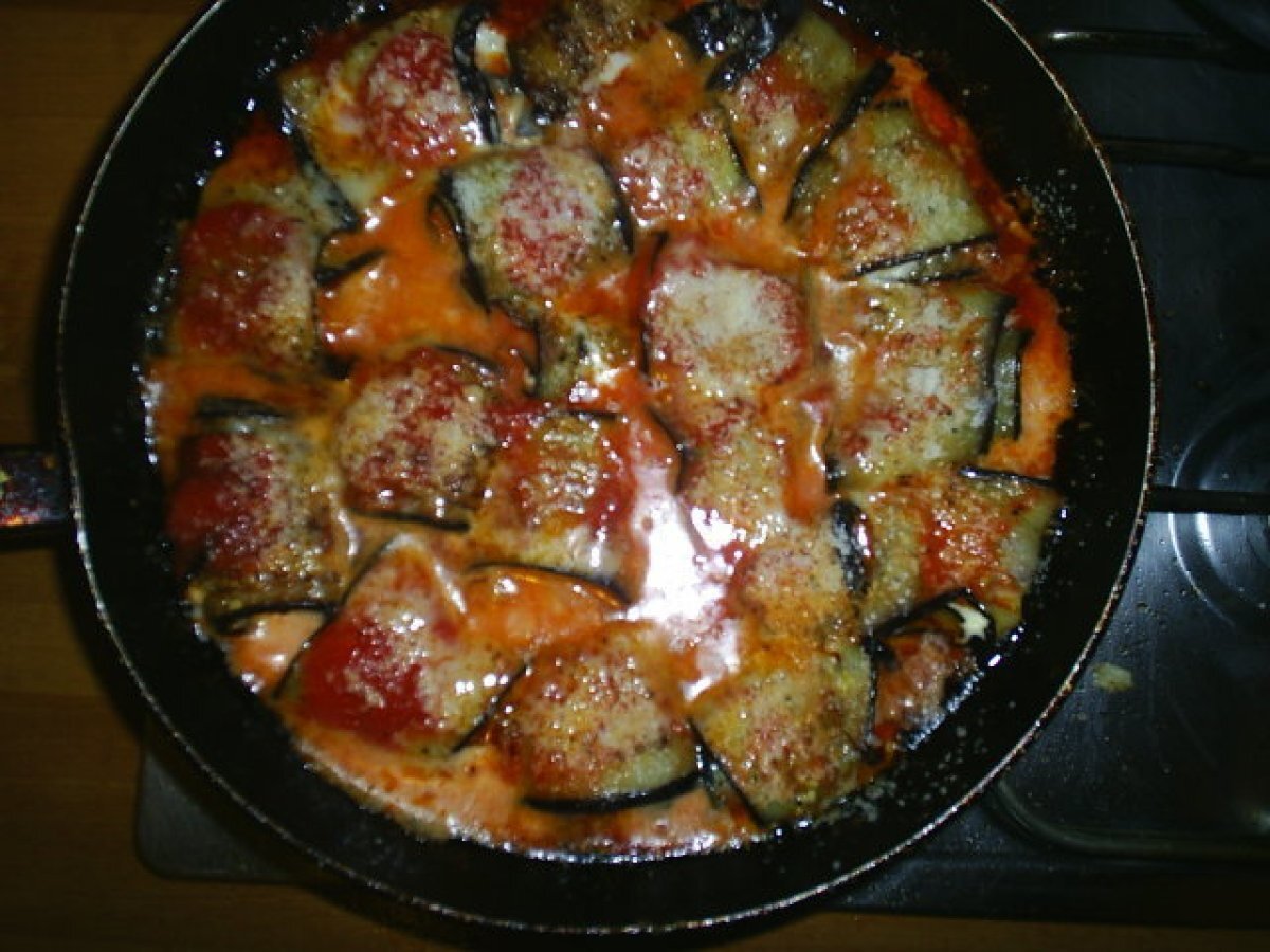 Involtini di melanzane con speck