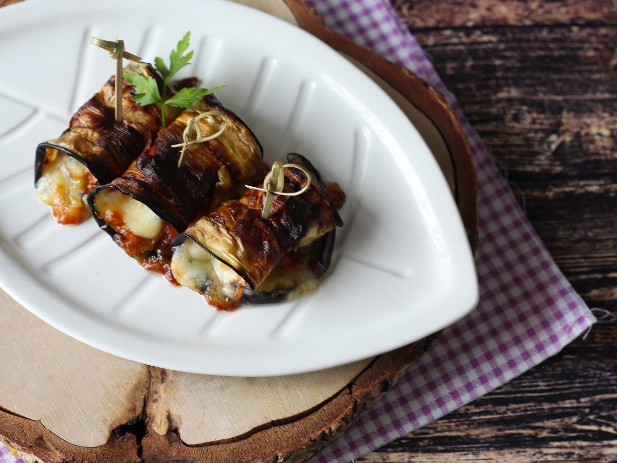 Involtini di melanzane in friggitrice ad aria - foto 3