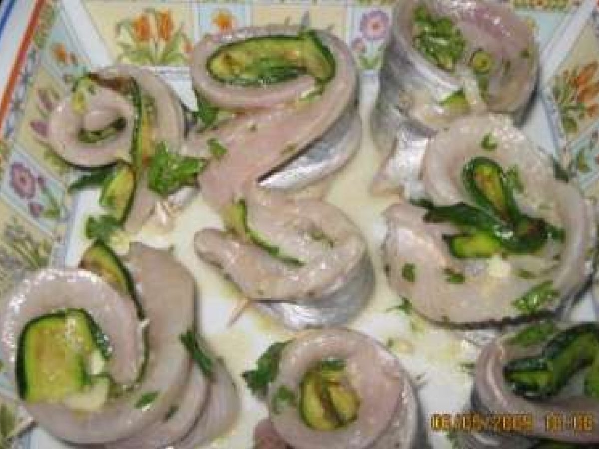 INVOLTINI DI PESCE SPATOLA CON ZUCCHINE