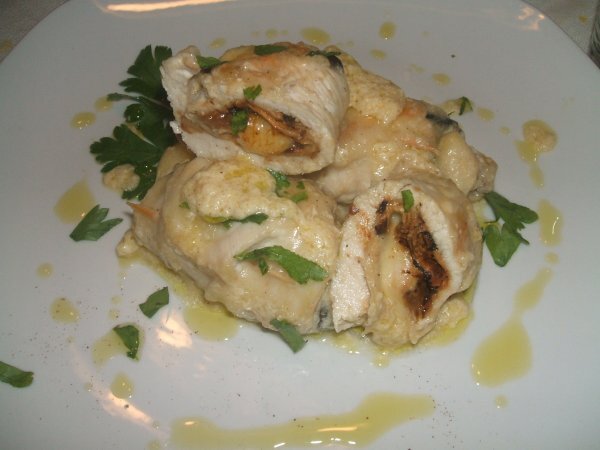 Involtini di pollo al latte