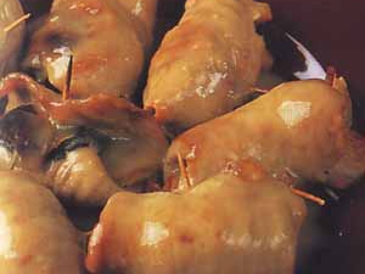 Involtini di pollo all'arancia