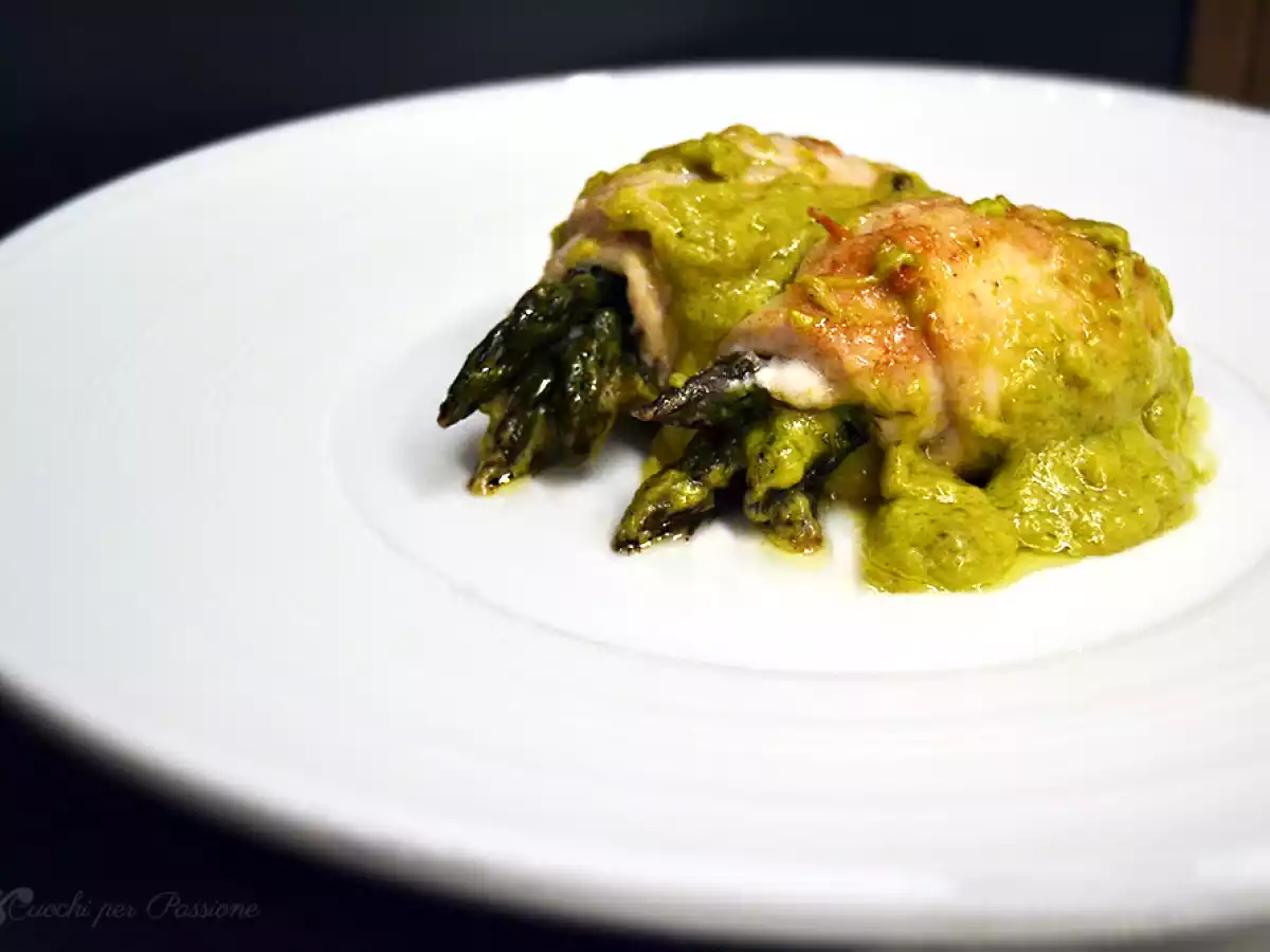 Involtini di Pollo con Asparagi