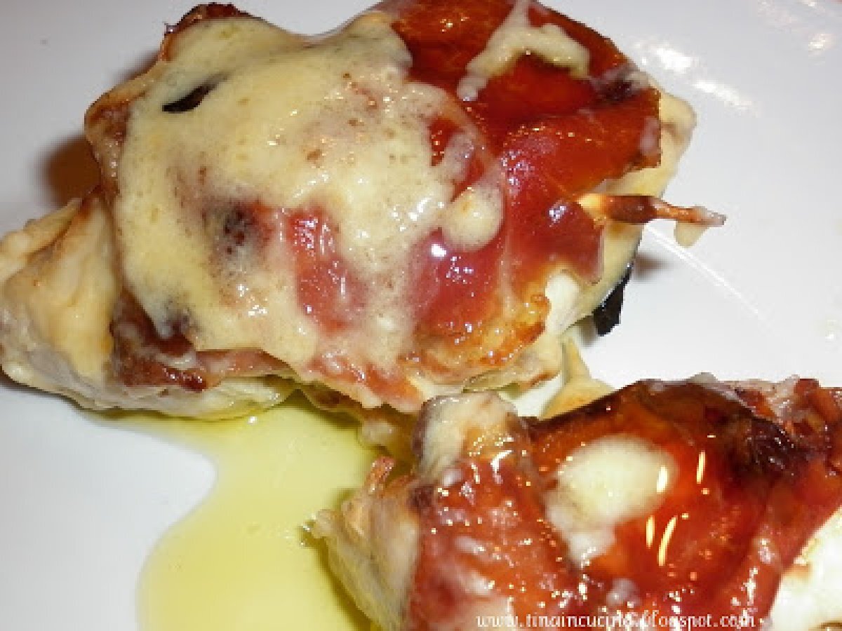 INVOLTINI DI POLLO CON RIPIENO ALLA MESSINESE
